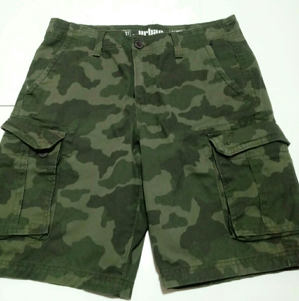 Urban  Pipeline Camouflage Cargo Shorts 31